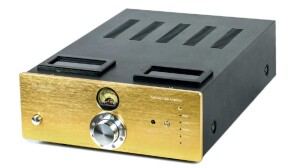 Test Pier Audio MS-480 SE. Wzmacniacz można zamówić ze złotym frontem (fot. Pier Audio)