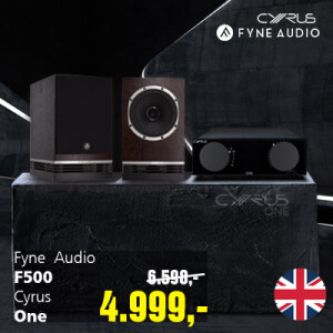 Cyrus One + Fyne Audio F500 400 x 400