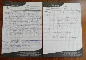 Niektórzy dokładnie notowali swoje spostrzeżenia