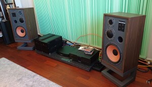 TAGA Harmony Nostalgic TH-12 - test. Kolumny w czasie testu (fot. wstereo.pl)