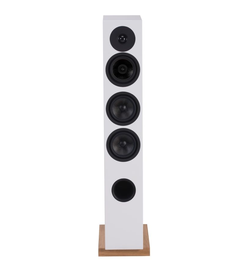 Davis Acoustics Courbet N°5 - test. Aż cztery przetworniki zmieszczono w filigranowch skrzynkach (fot. DA)