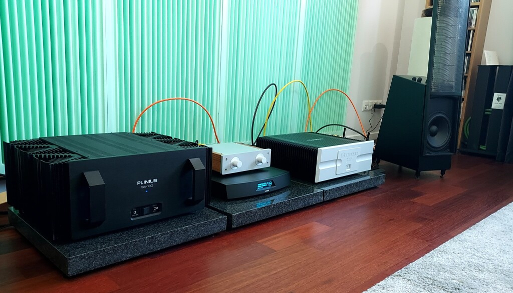 Bryston 4B³ - test. Wzmacniacz w czasie testu (fot. wstereo.pl)